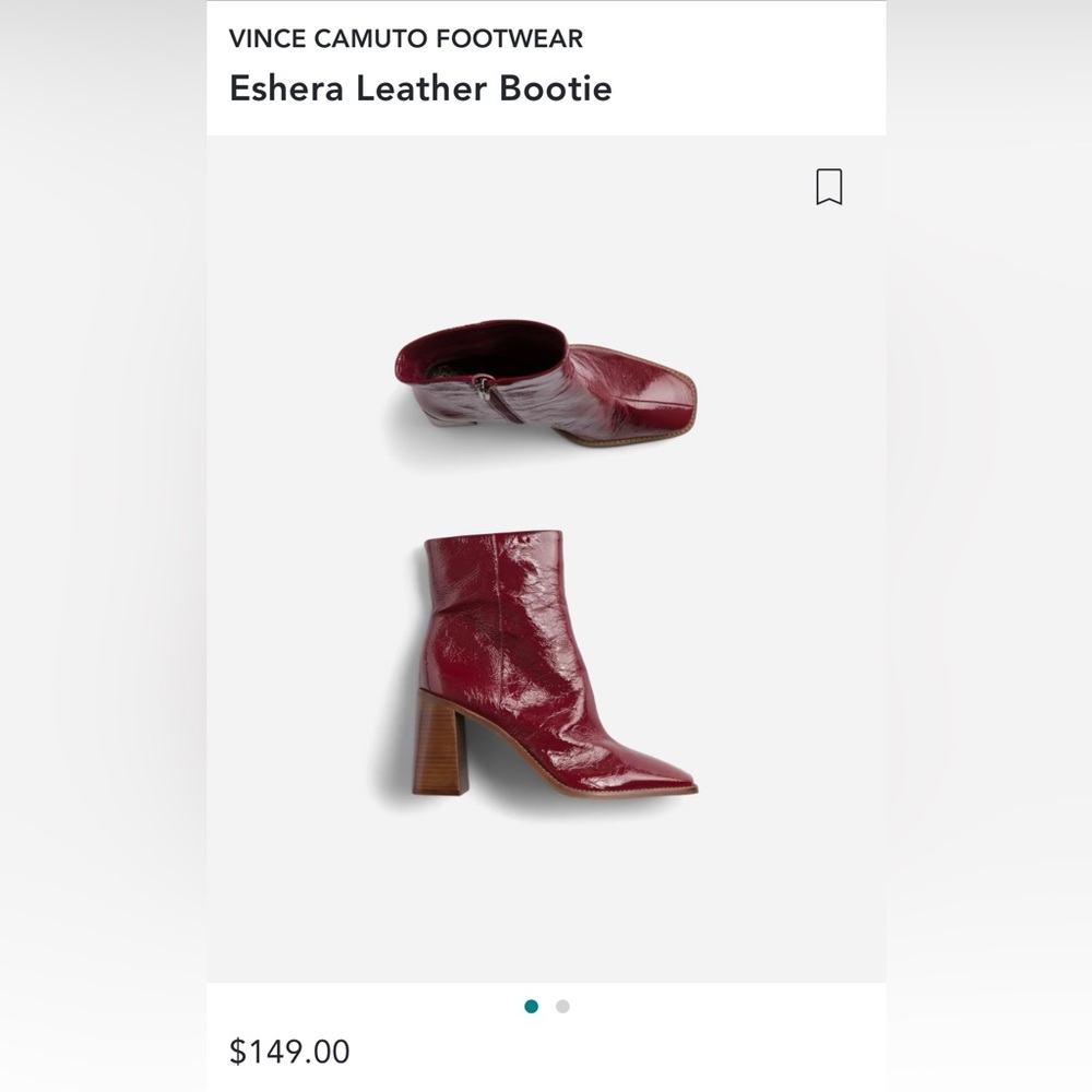 Vince Camuto Eshera Leather Bootie